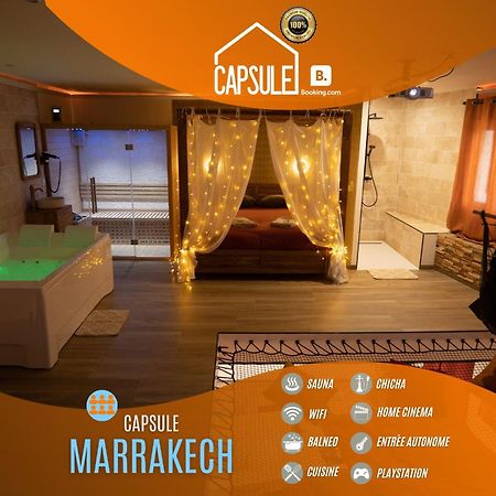 Capsule Marrakech I Chicha I Sauna I Balneo I Console Ps5 I Cinema Trith-Saint-Leger Buitenkant foto