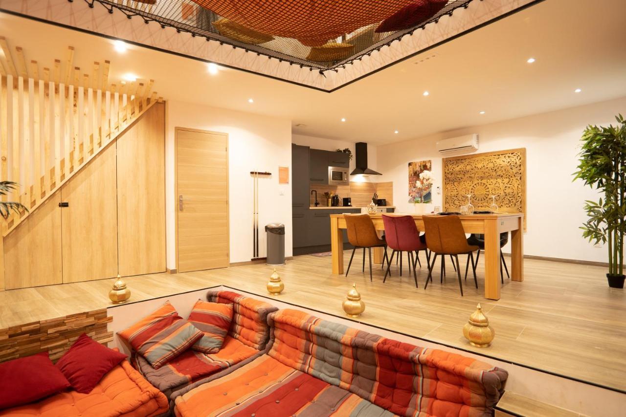 Capsule Marrakech I Chicha I Sauna I Balneo I Console Ps5 I Cinema Trith-Saint-Leger Buitenkant foto
