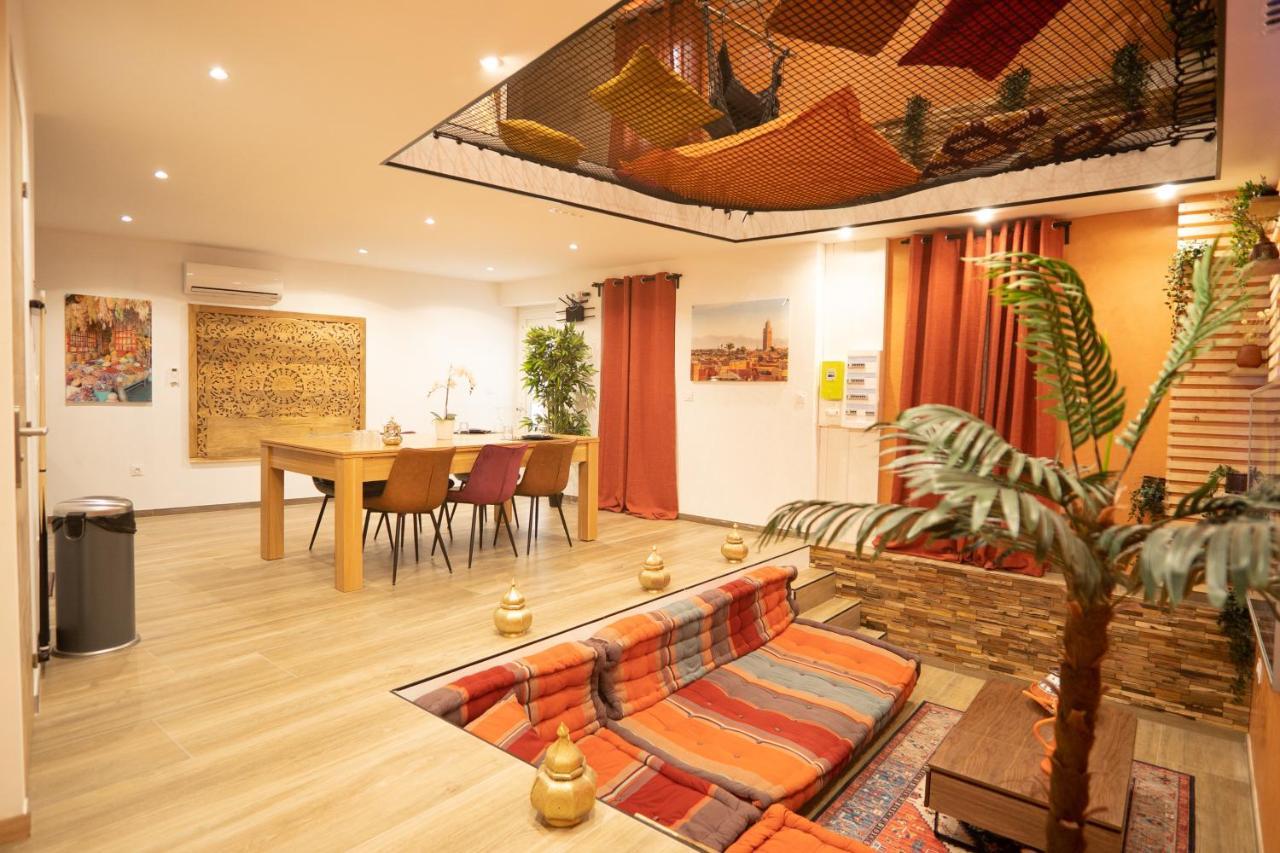 Capsule Marrakech I Chicha I Sauna I Balneo I Console Ps5 I Cinema Trith-Saint-Leger Buitenkant foto