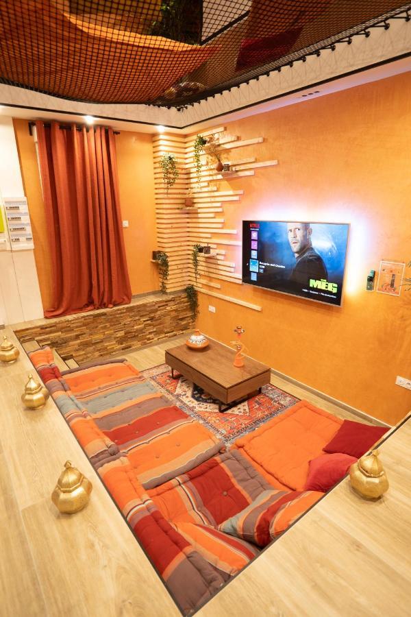 Capsule Marrakech I Chicha I Sauna I Balneo I Console Ps5 I Cinema Trith-Saint-Leger Buitenkant foto