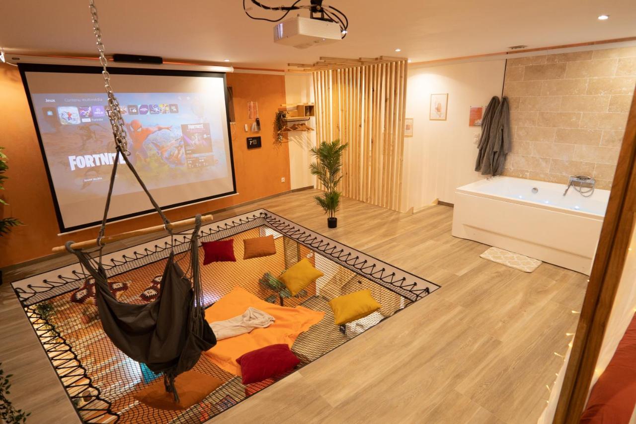 Capsule Marrakech I Chicha I Sauna I Balneo I Console Ps5 I Cinema Trith-Saint-Leger Buitenkant foto