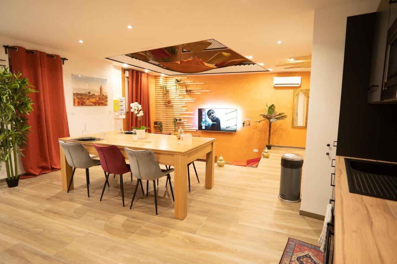 Capsule Marrakech I Chicha I Sauna I Balneo I Console Ps5 I Cinema Trith-Saint-Leger Buitenkant foto